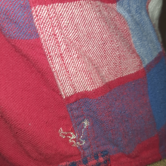 American Eagle Outfitters Women's Plaid 100% Cotton Long Sleeve Shirt Size 2 XS - Picture 7 of 13